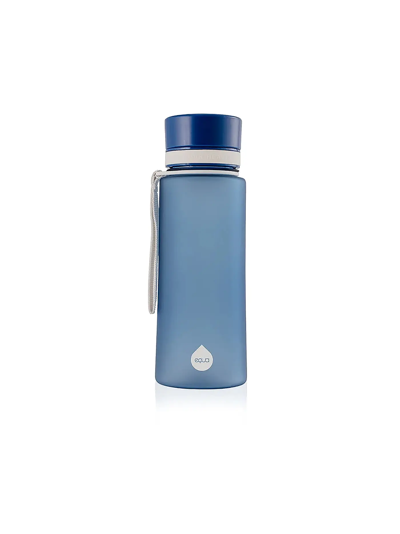 EQUA | Trinkflasche Tritan 0,6l Weiss | blau